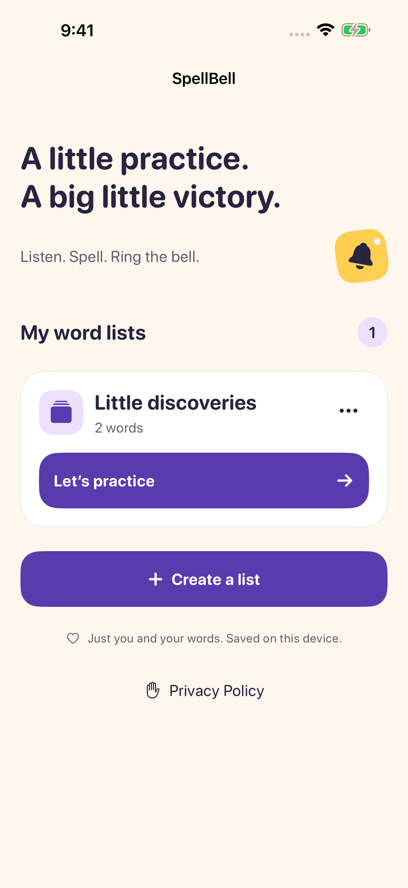 A list for every little challenge